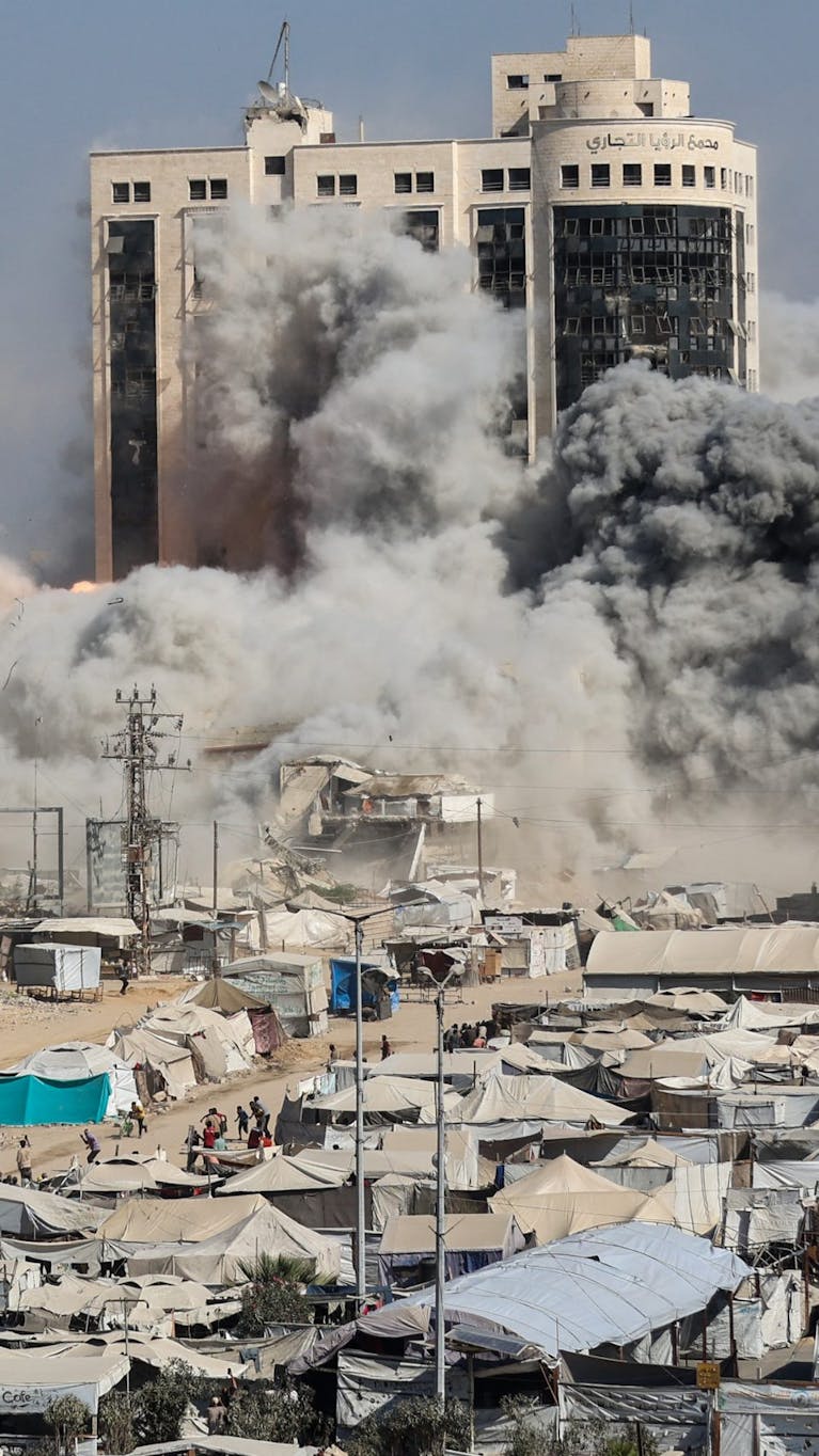 Israelische aanval op Gaza-Stad, 8 september 2025.