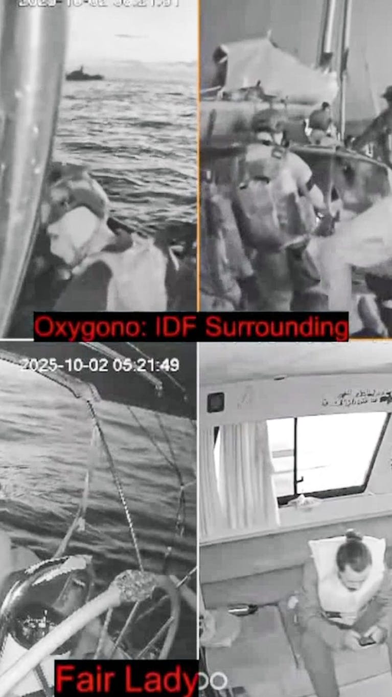 Israel onderschept schepen van de Global Sumud Flotilla.
