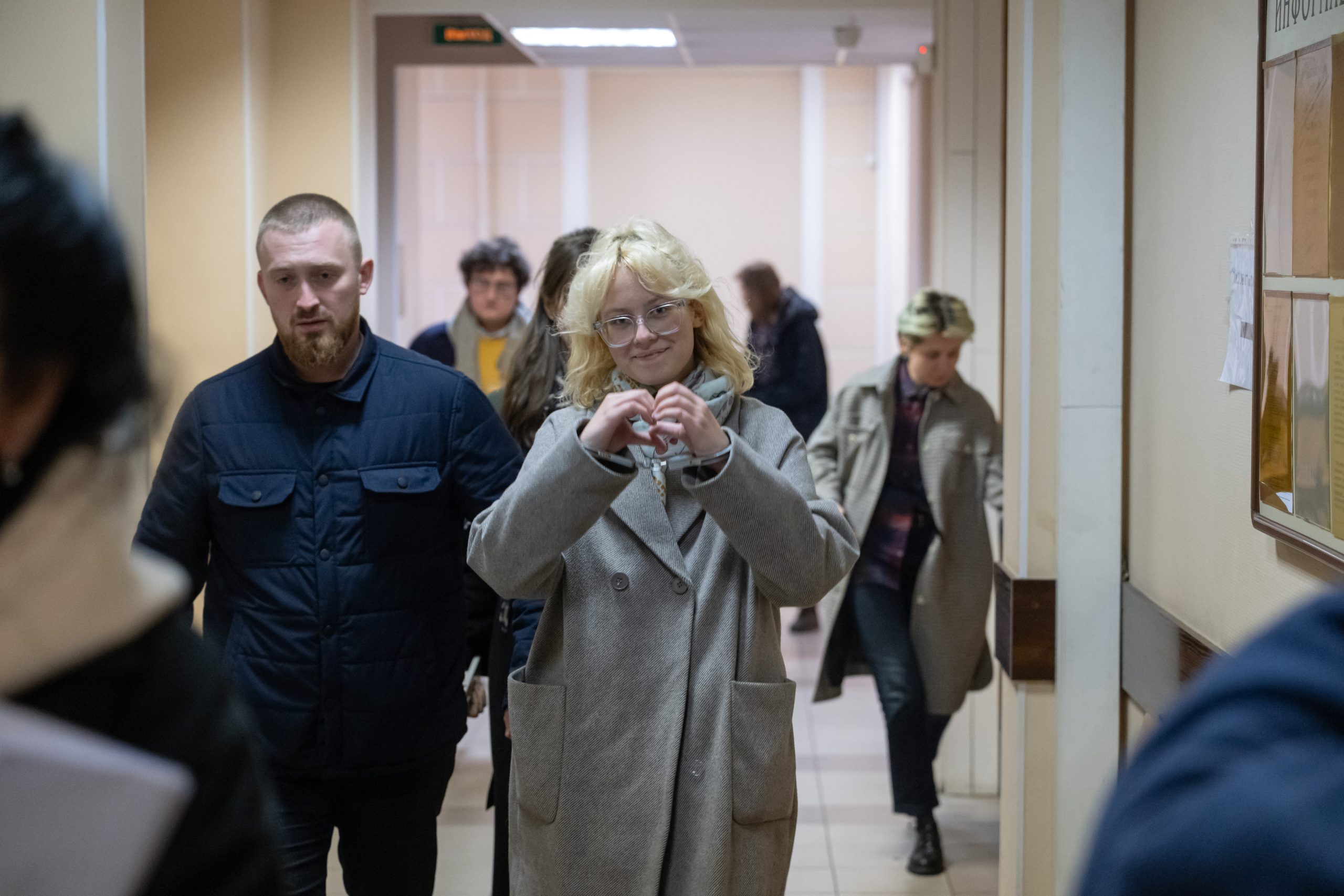 Diana Loginova in de rechtszaal, 16 oktober 2025