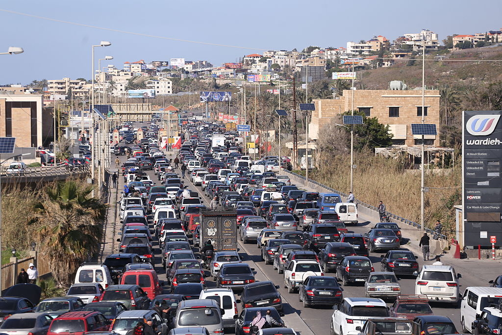 Duizenden mensen in Libanon slaan op de vlucht na aanvallen van het Israelische leger. 2 maart 2026