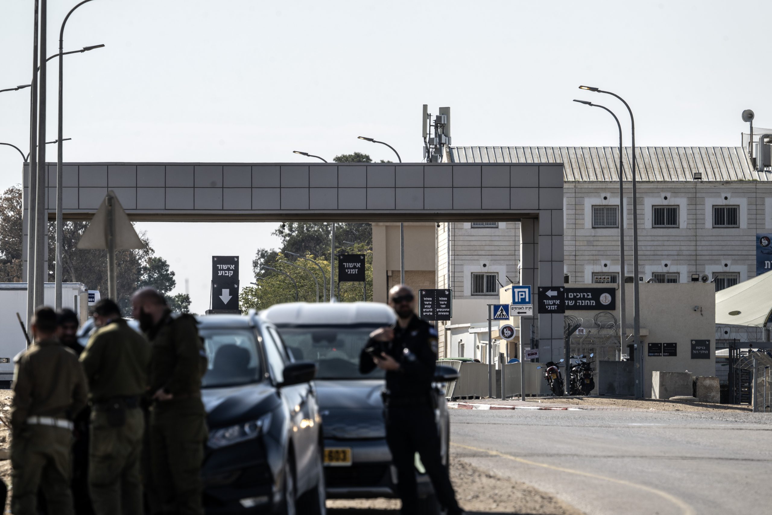 Sde Teiman-gevangenis in de Negev woestijn, januari 2025