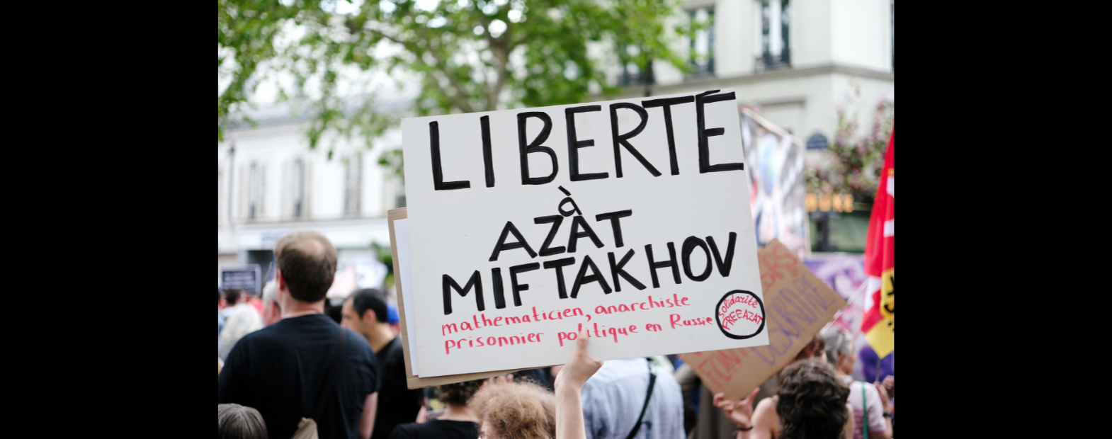 protest voor vrijlating Azat Miftakhov