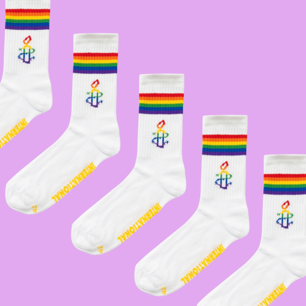 Nieuw: pride sokken in de webshop