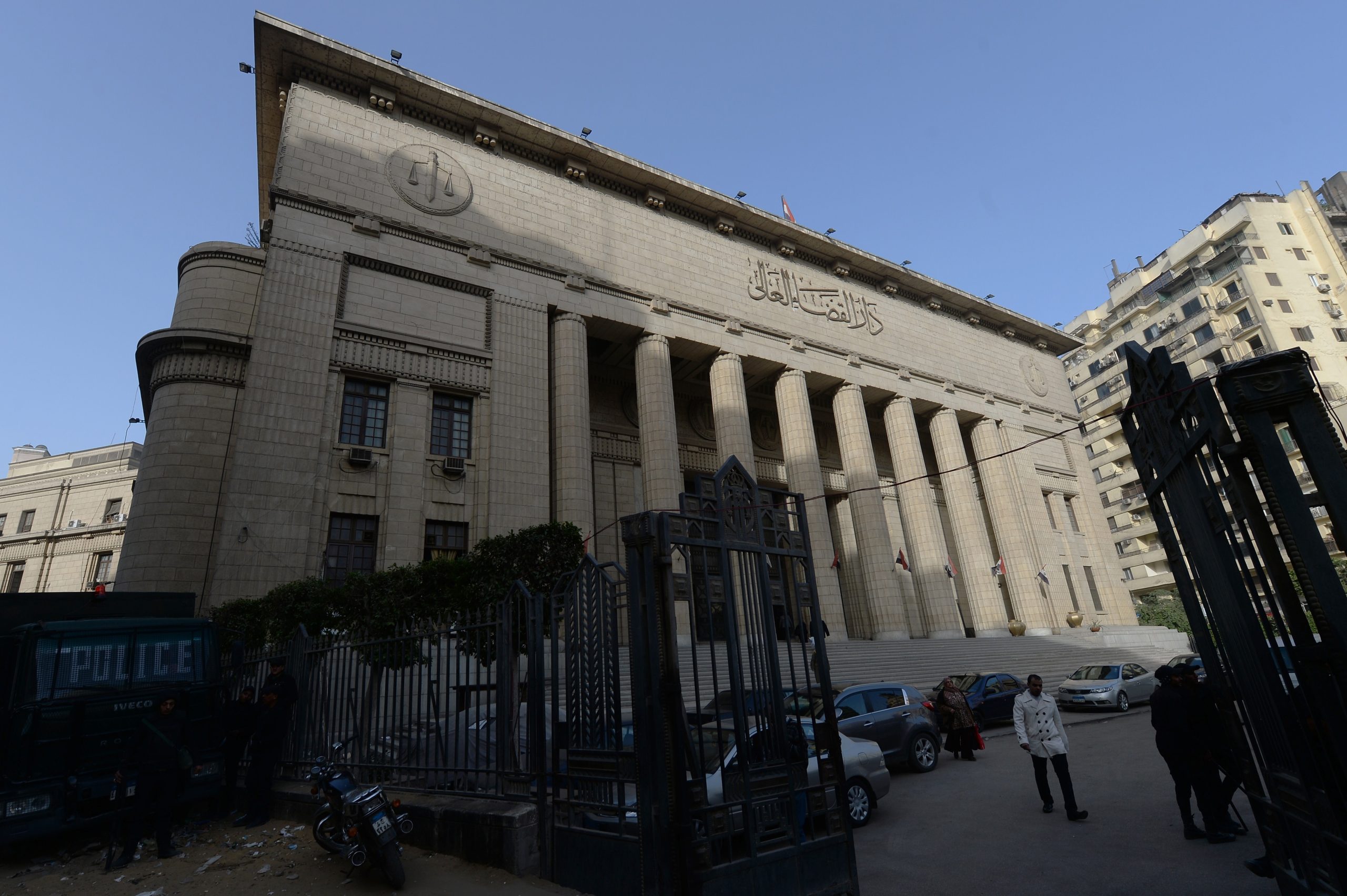 Hooggerechtshof in Cairo, Egypte, 2015.