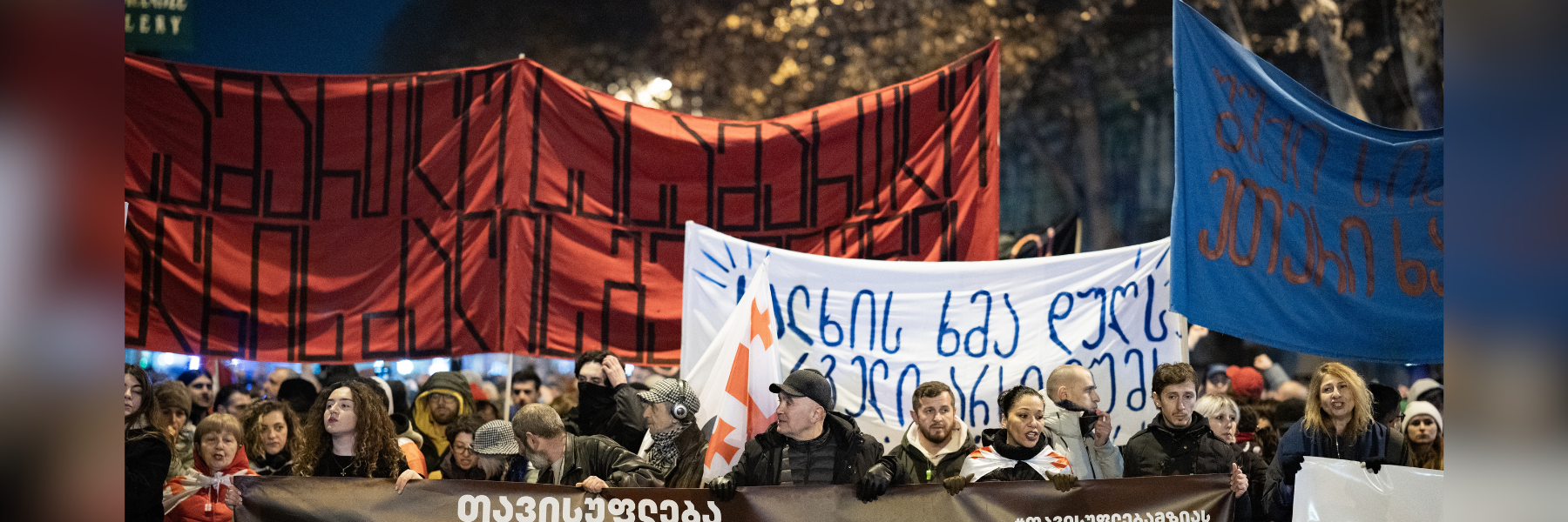 Protest in Georgië