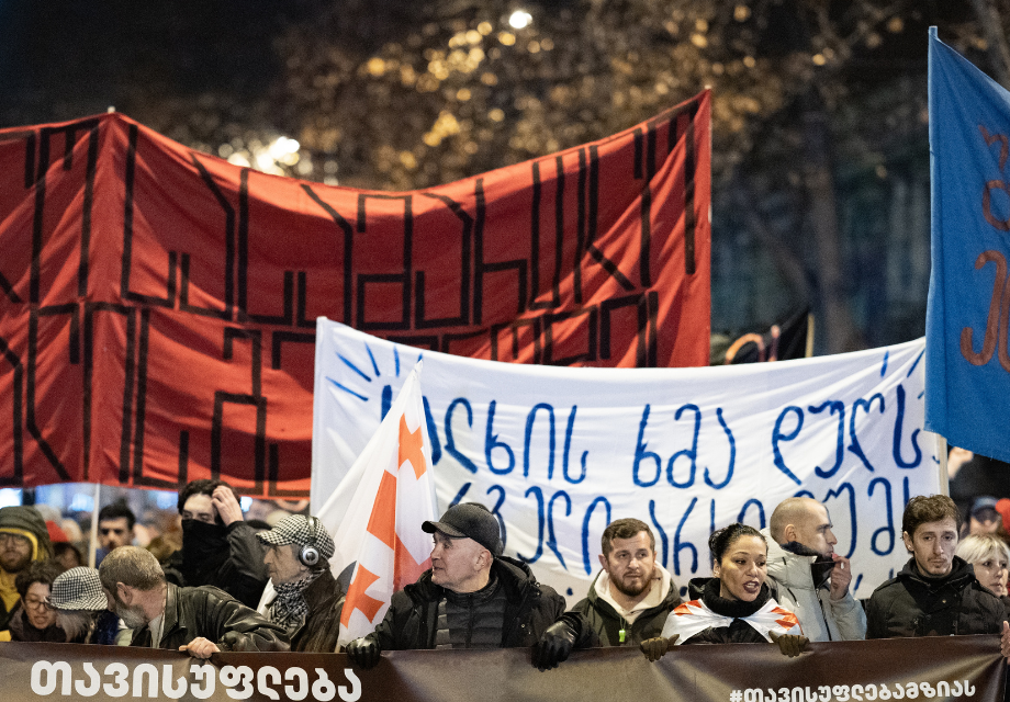 Protest in Georgië