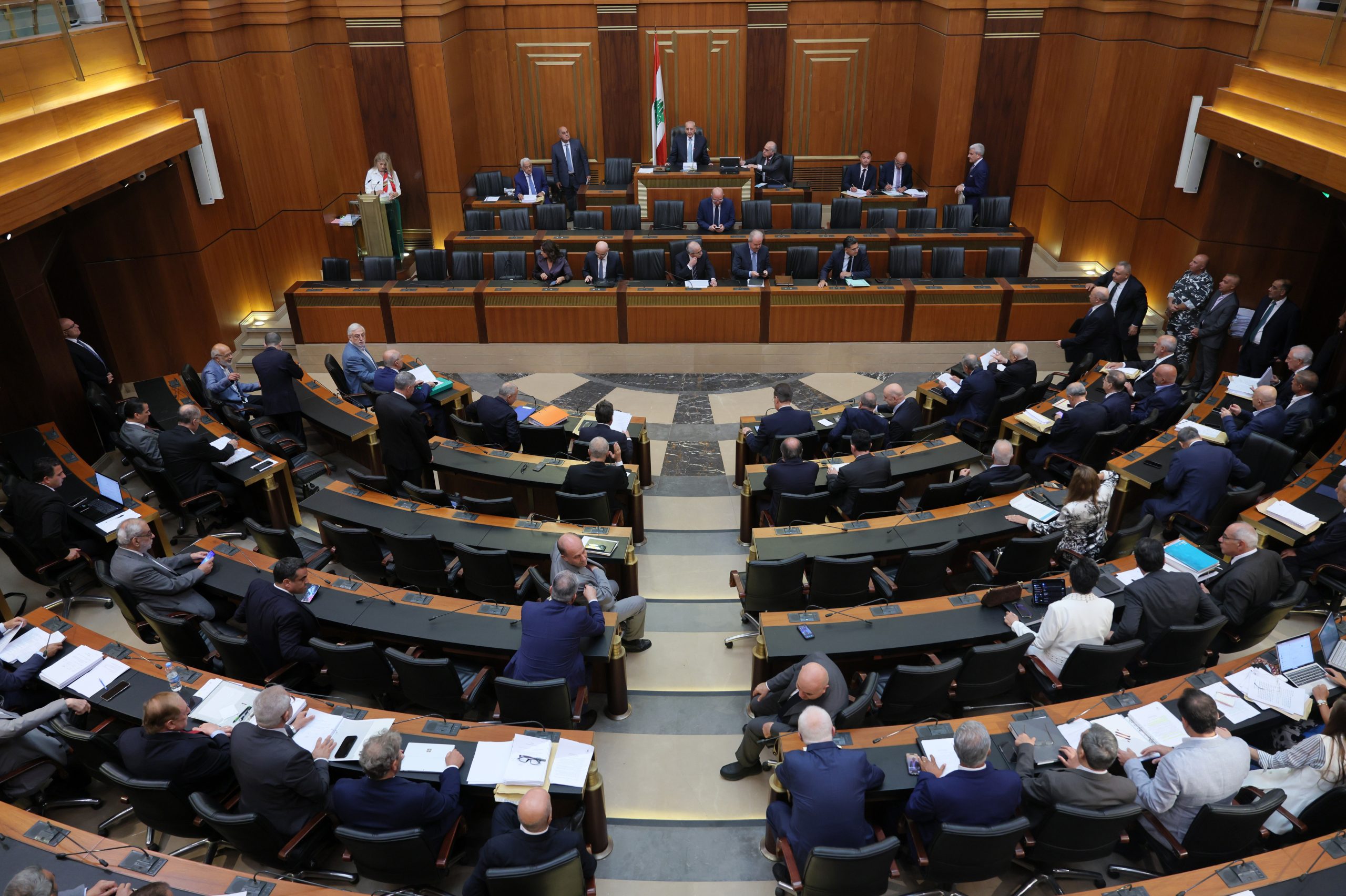 Het parlement van Libanon op de dag dat het ermee instemt met afschaffing van de doodstraf