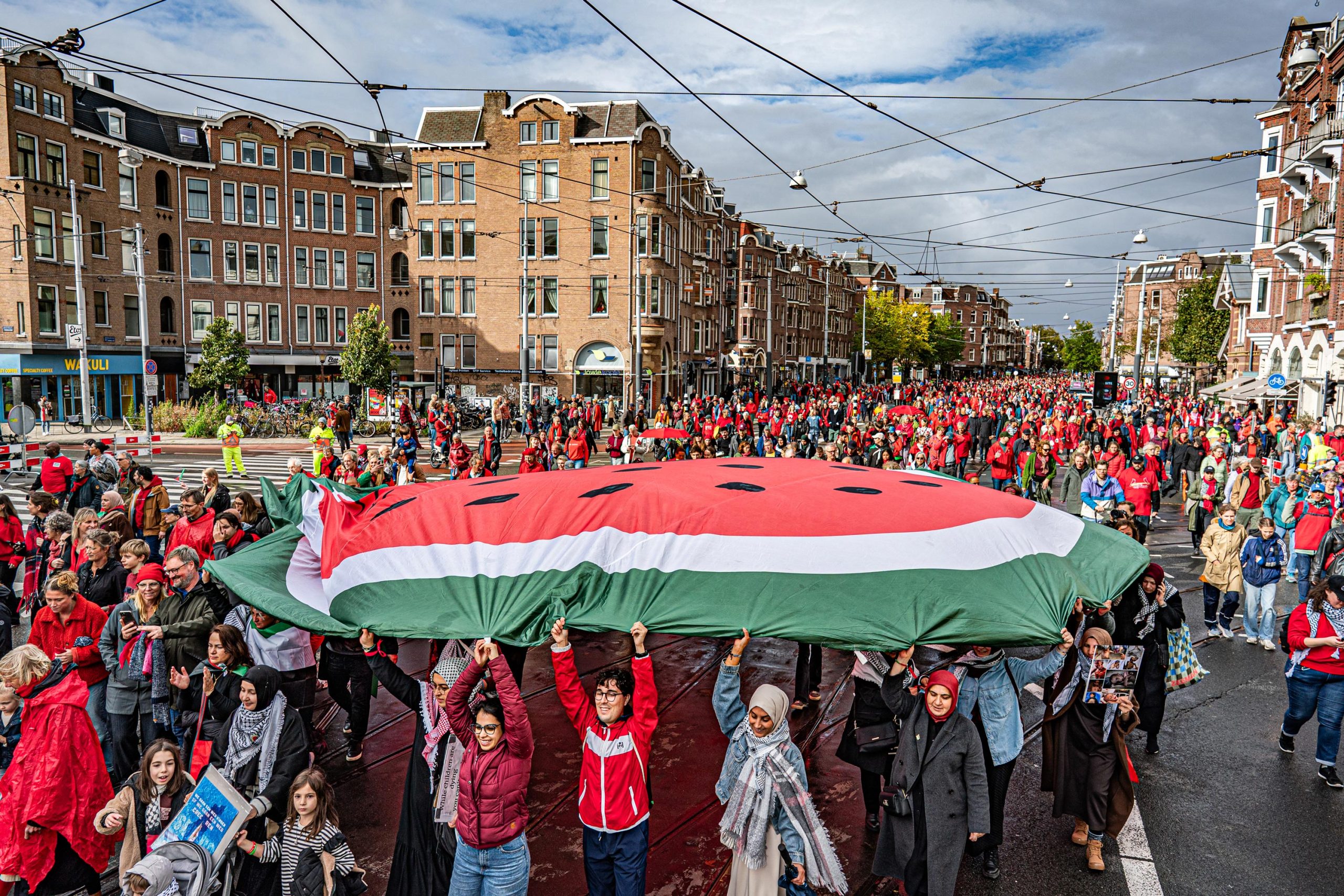 Demonstratie Rode lijn